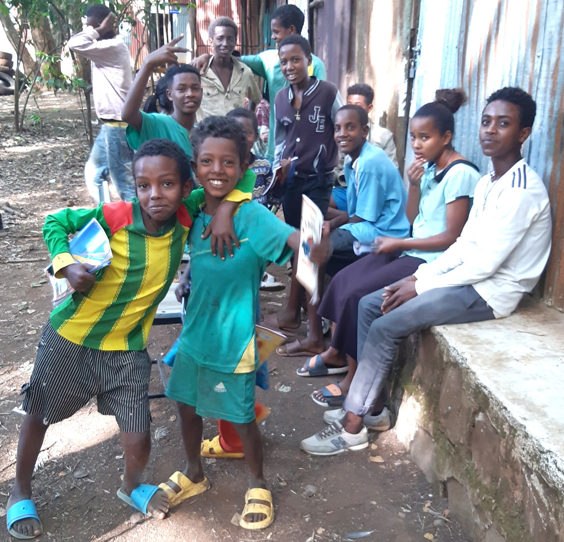 Children from the ST.RE.AM project, Ethiopia.